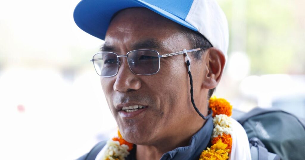 Famed Sherpa guide will attempt to climb Mt. Everest for a 31st time, breaking his own record