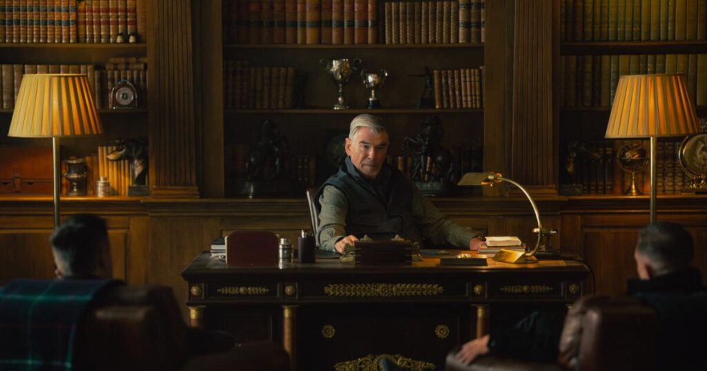 In 'MobLand,' Pierce Brosnan finds joy in playing a brute