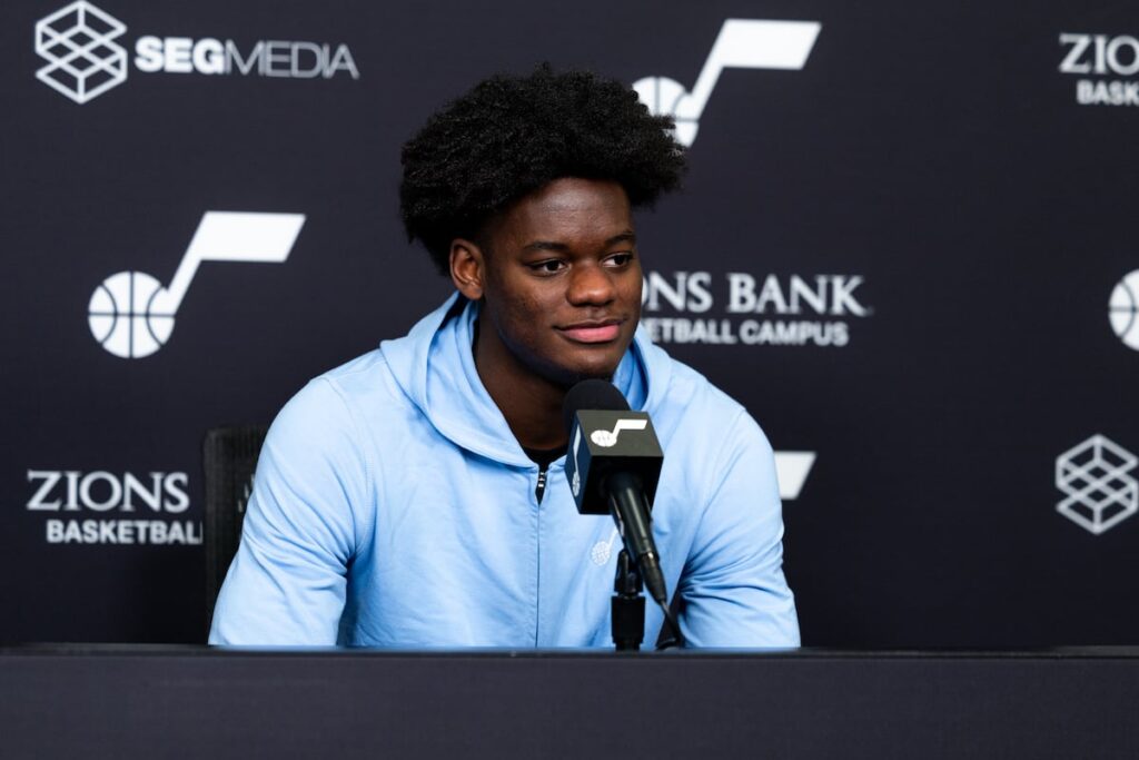 Jazz’s Taylor Hendricks gives update on recovery, weight gain