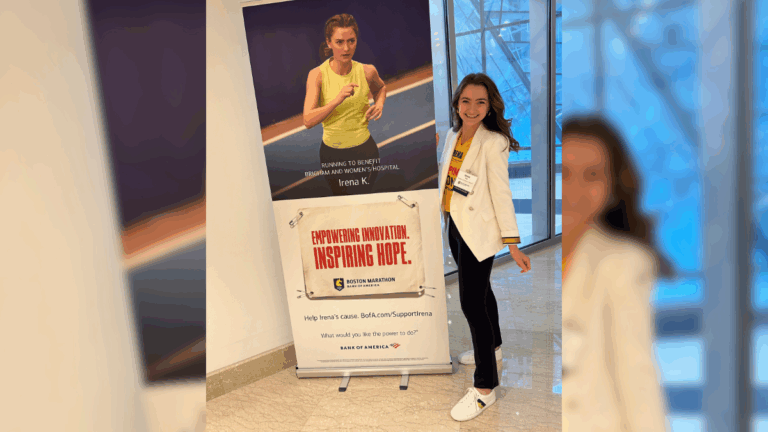 She's running to support trauma survivors
