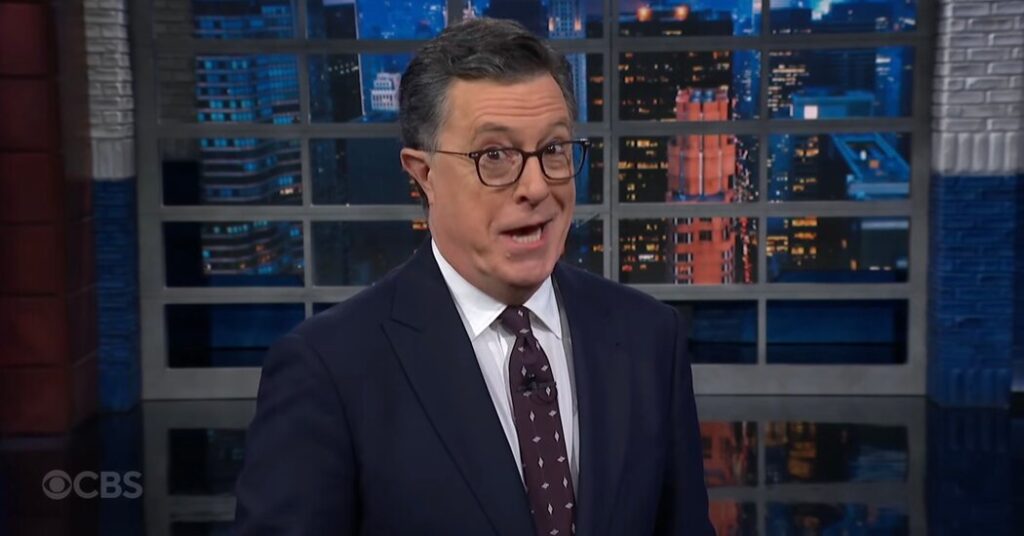 Stephen Colbert Likens Trump’s Tariffs to an Economic Infection