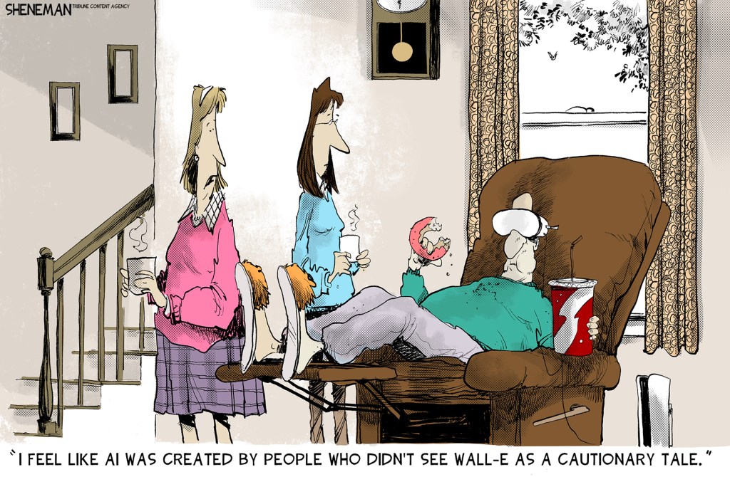WALL-E was a cautionary tale | EDITORIAL CARTOON