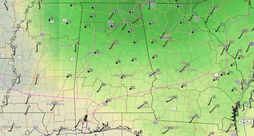 Tuesday rain chances