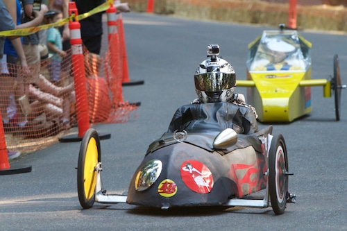 Images from prior year's Portland Adult Soap-box Derby