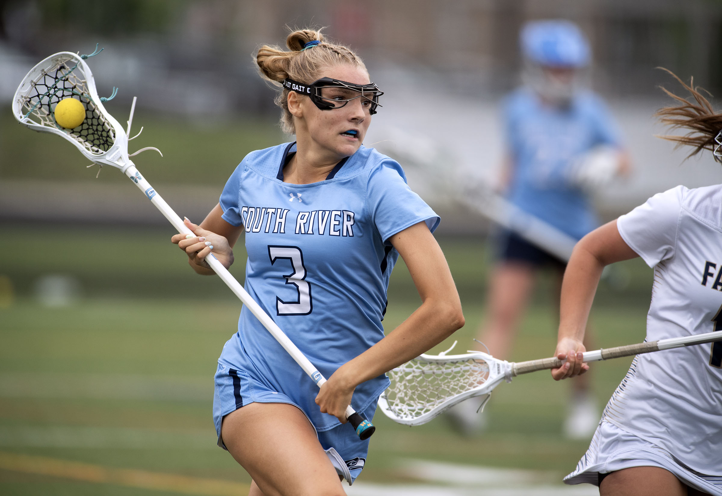 May 12, 2025- South River’s Liesel Wiess runs the ball...