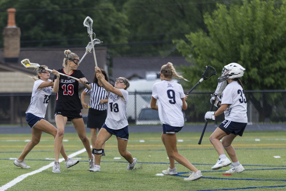 Glenelg’s Emily Dello Russo fires a shot on goal during...