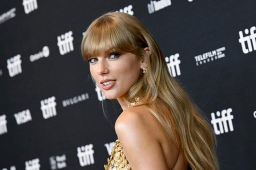 FILE – Taylor Swift attends an in conversation with Taylor...