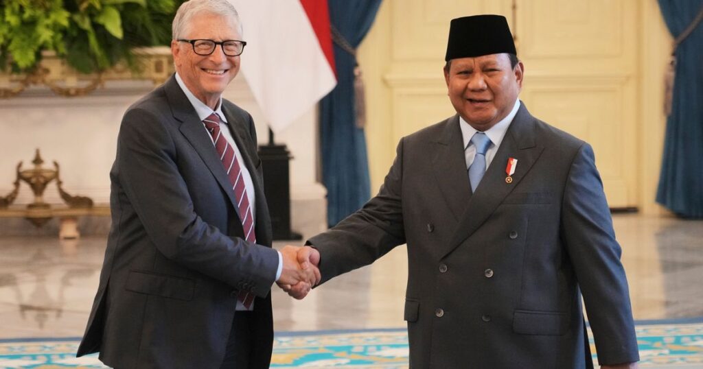Bill Gates meets Indonesian leader to discuss health and sustainable development initiatives
