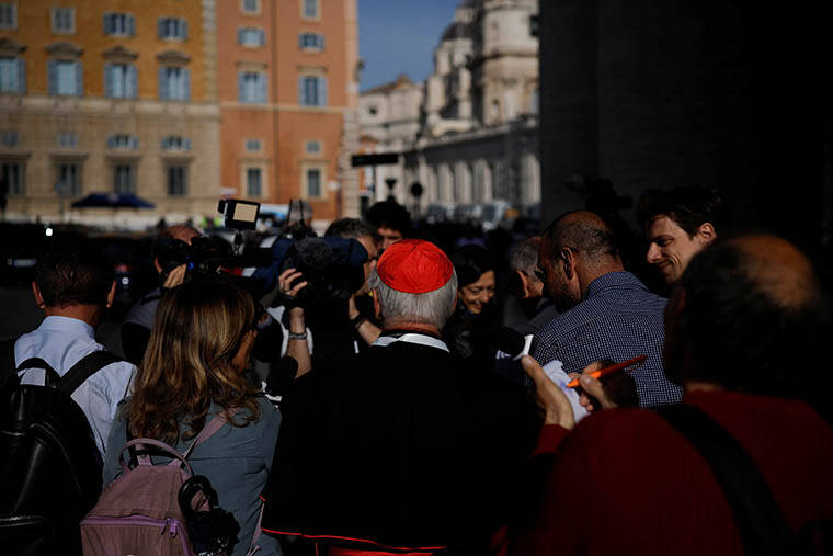 Cardinals hope for speedy conclave to pick new pope, under Michelangelo’s gaze
