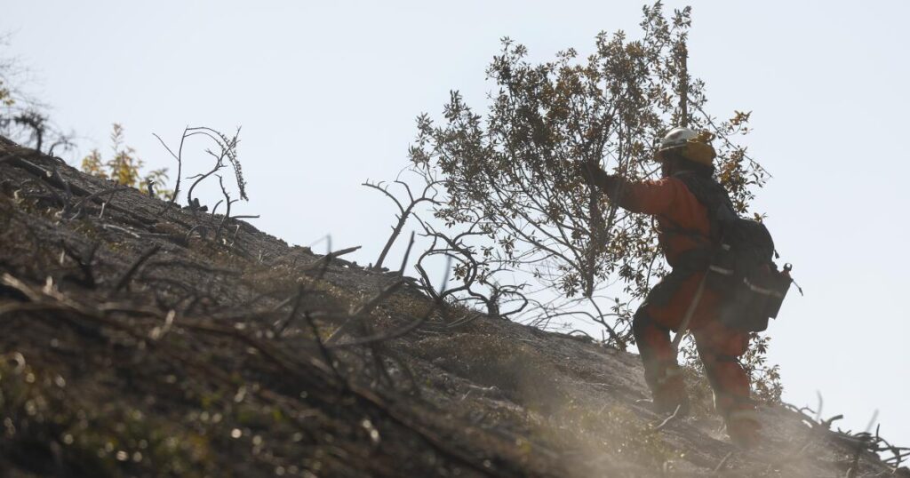 Inmate recaptured after brief escape from California firefighting camp