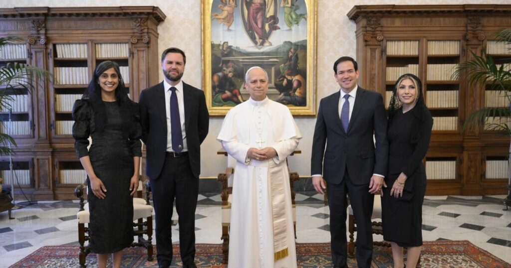 JD Vance gives Pope Leo XIV invitation from Trump to visit U.S.