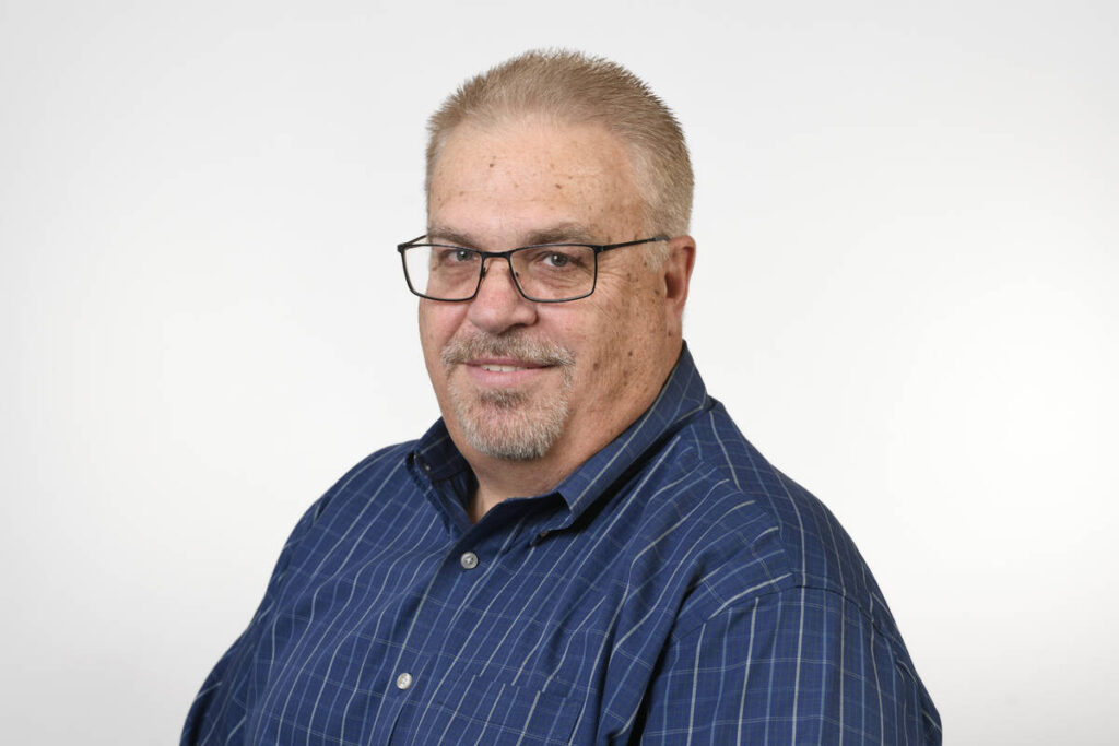 Las Vegas Review-Journal circulation employee Ron Yenkowski Thursday, May 8, 2025, in Las Vegas ...