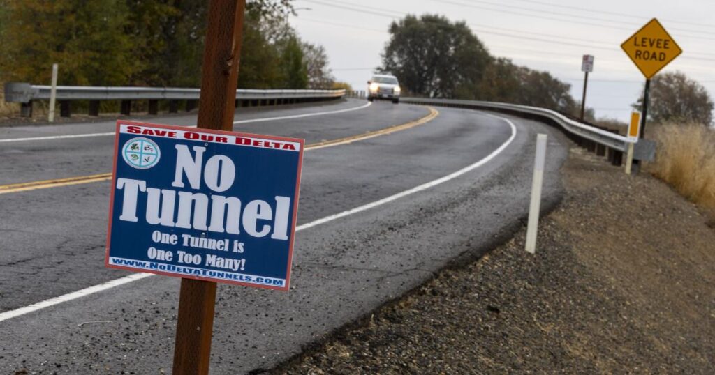 Legislators vow to fight Newsom's plans for Delta water tunnel