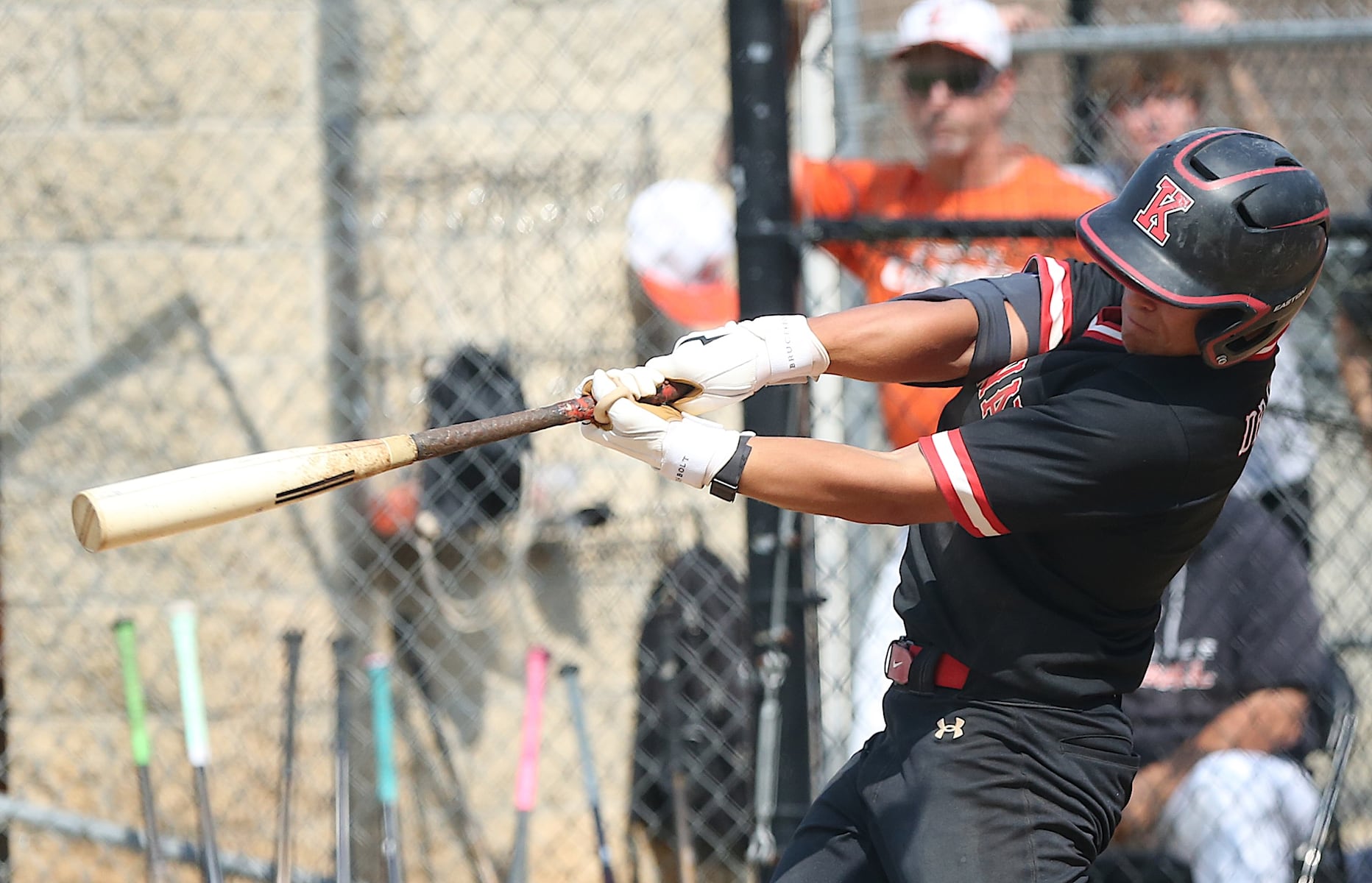 Kyle Shields of Kingsway takes a swing during Tuesday's South Jersey Group 4 semifinal against Cherokee.
