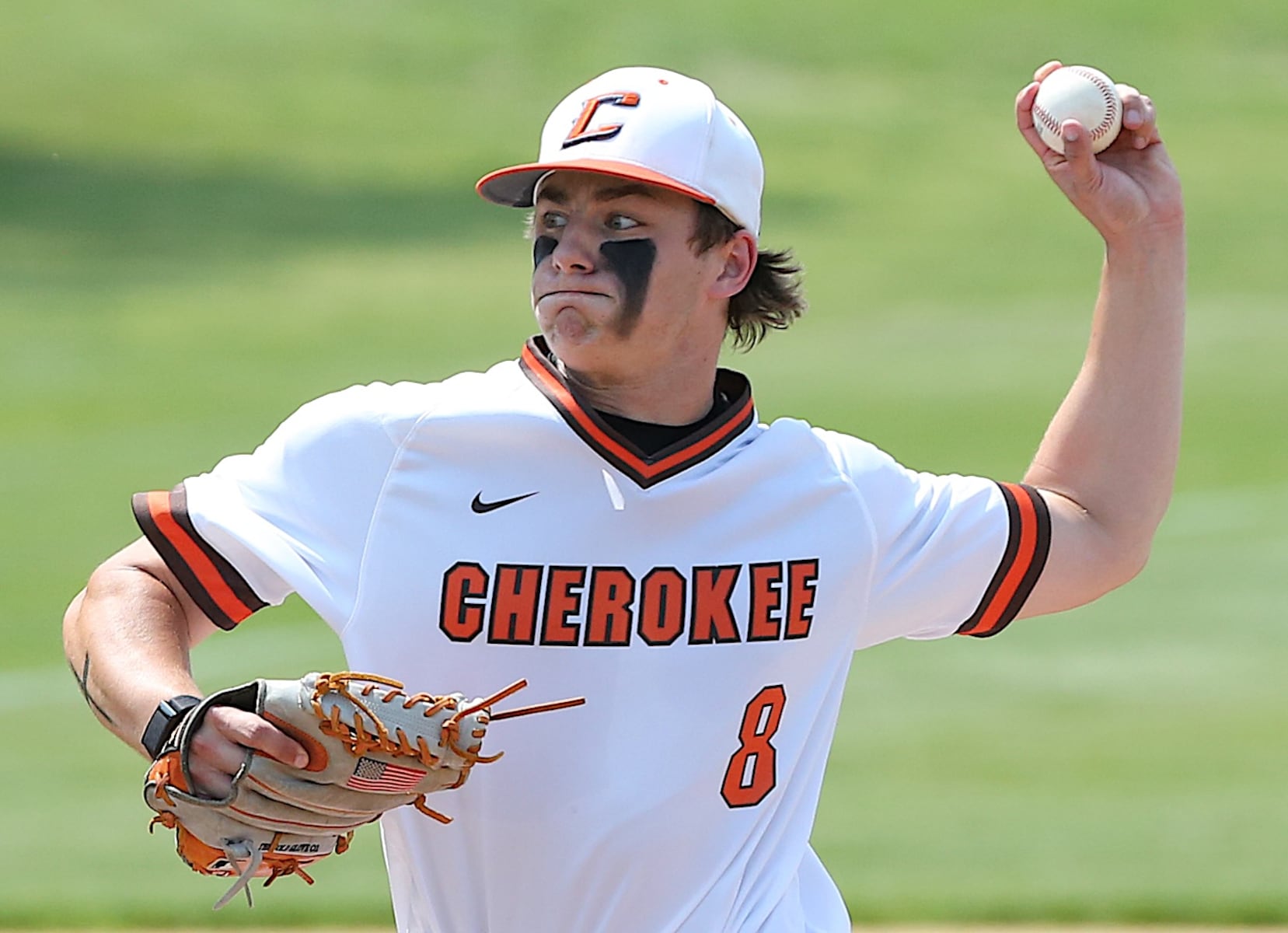 Henry Radbill of Cherokee delivers a pitch during Tuesday's South Jersey Group 4 semifinal against Kingsway.