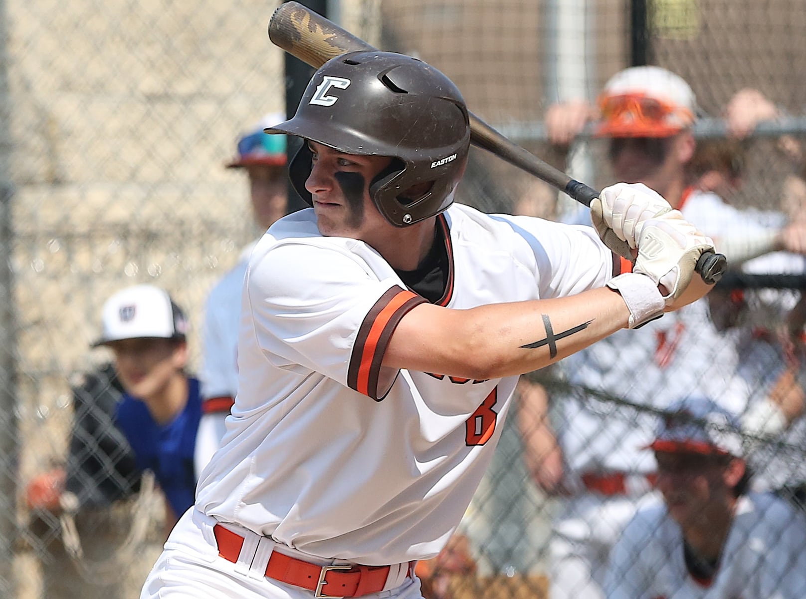 Henry Radbill of Cherokee steps in the batter's box during Tuesday's South Jersey Group 4 semifinal against Kingsway.
