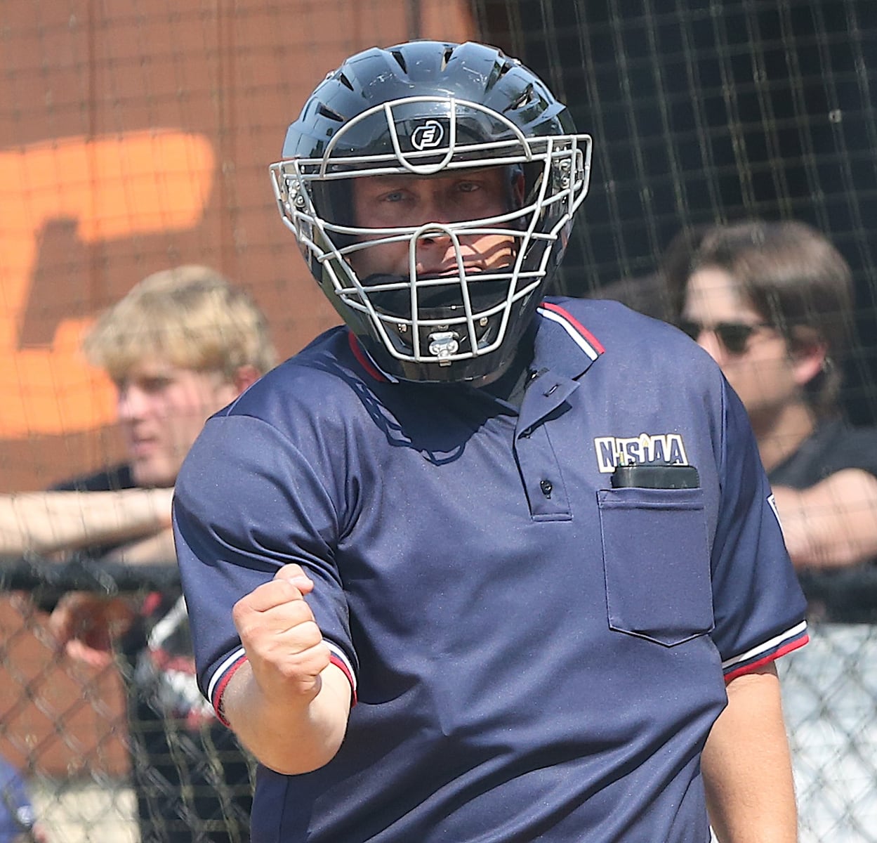 A called third strike in Tuesday's South Jersey Group 4 semifinal between Kingsway at Cherokee.