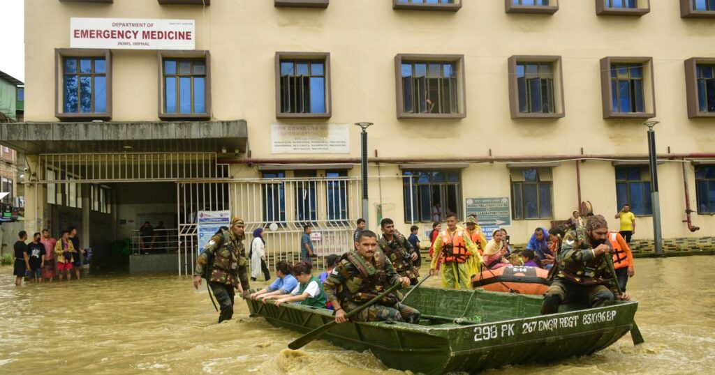 3 Indian Army troopers die in a landslide following torrential rains in the northeast