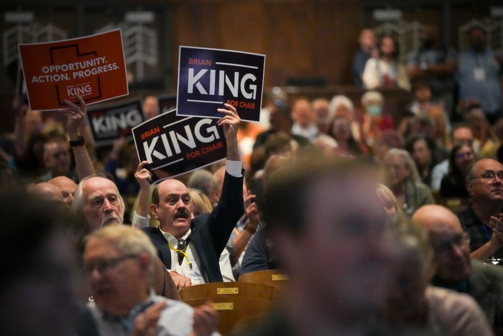 Former nominee for governor Brian King wins chair election