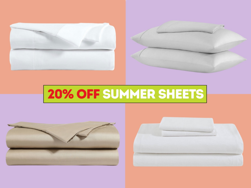 Sunday Citizen's sheet sale is on — save 20% off cooling sheets