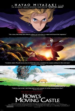 book cover for Howl’s Moving Castle by 