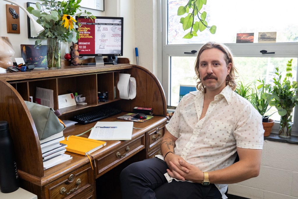 "Radical Red" author Nathan Dixon. Photo by Angelica Edwards.
