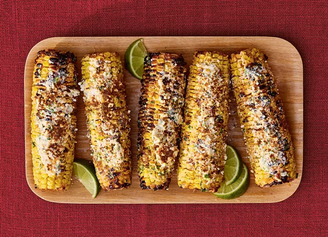 Grilled corn - COURTESY