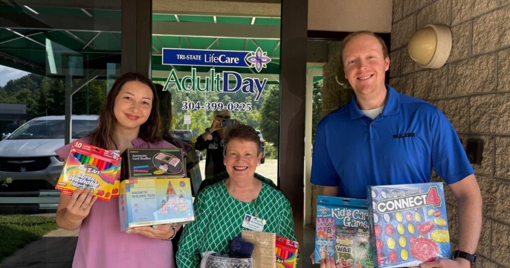 Sulzer Pumps donates items to Hospice of Huntington, Tri-State LifeCare