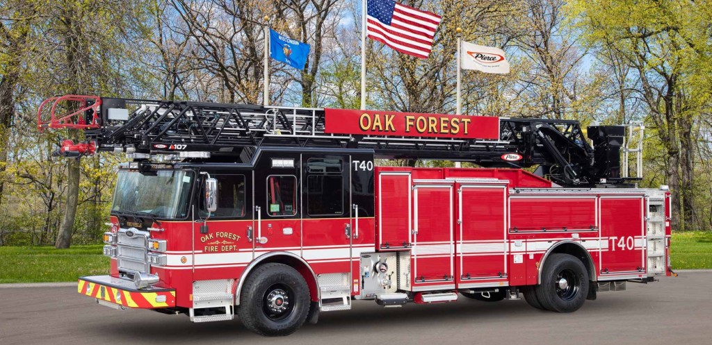 New fire truck in Oak Forest, Metra line work, more