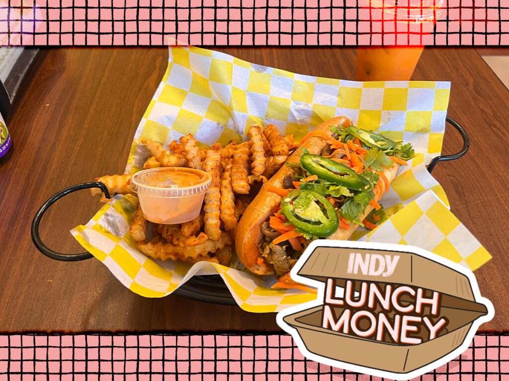 The lunch special at Bee Banh Mi. Photo by Lena Geller.