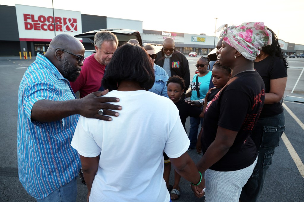 Chatham parking lot a site of prayer, and now violence