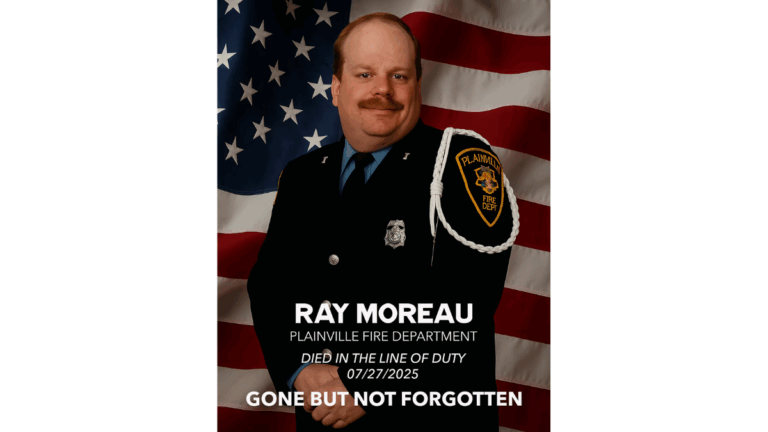 Connecticut firefighter killed from falling fire truck fragment
