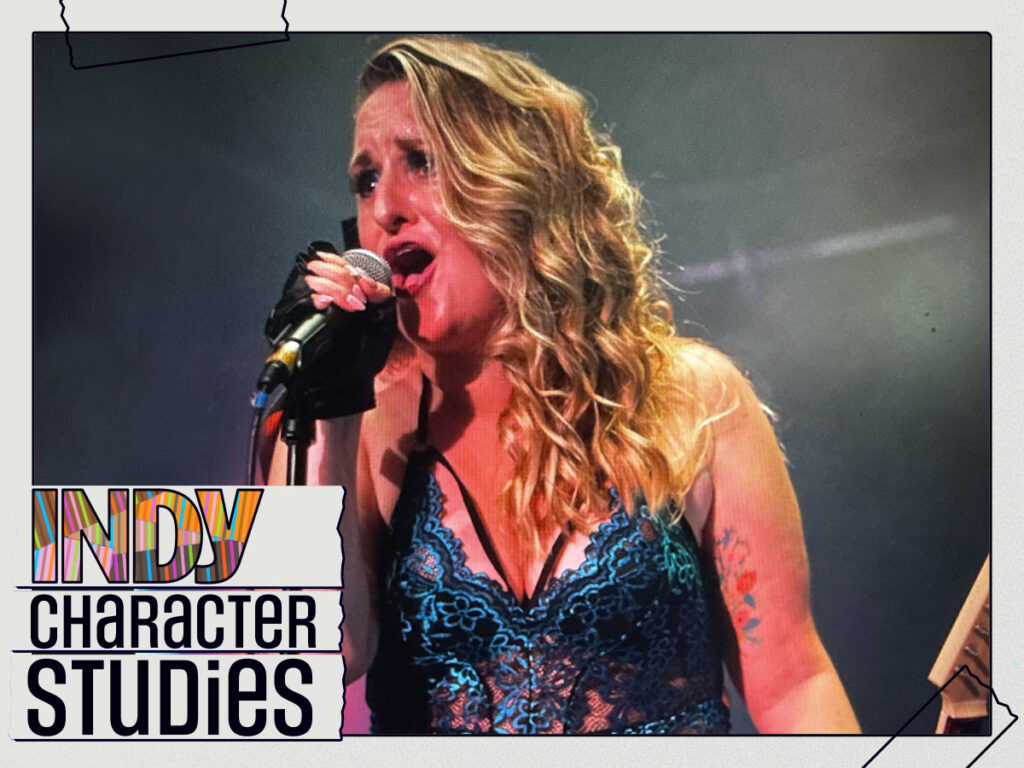 Kayla Knott, who emcees as Holly Pocket. Photo courtesy of the subject.