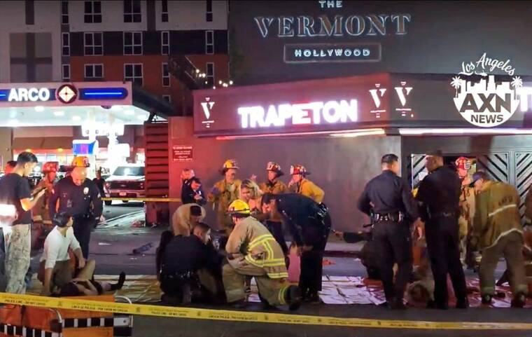 L.A. nightclub crash suspect charged with 37 counts of attempted murder