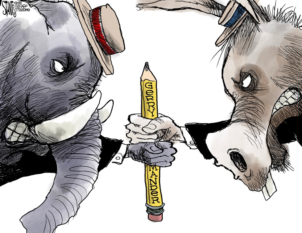 The redistricting race is on | EDITORIAL CARTOON