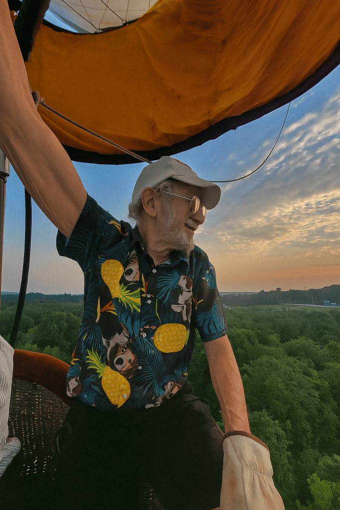 Maine Voices Live with balloon pilot Derald Young