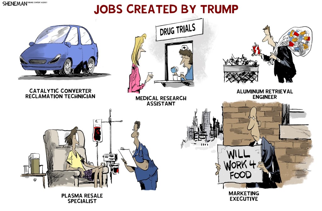 Cartoon: Trump Job Creation