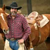Tim Hayes with his late horse Austin in 2020