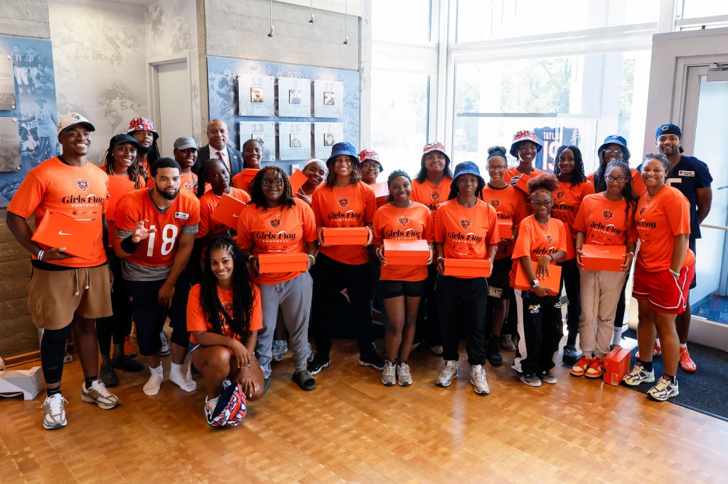 As girls flag football grows, Chicago Bears looks to middle schoolers