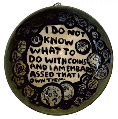 coin dish - ALICE DODGE ©️ SEVEN DAYS