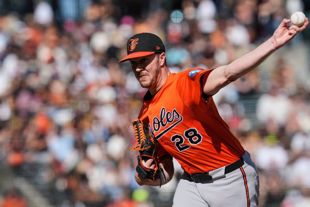 Orioles top Giants behind Rogers' gem, Basallo's 1st HR