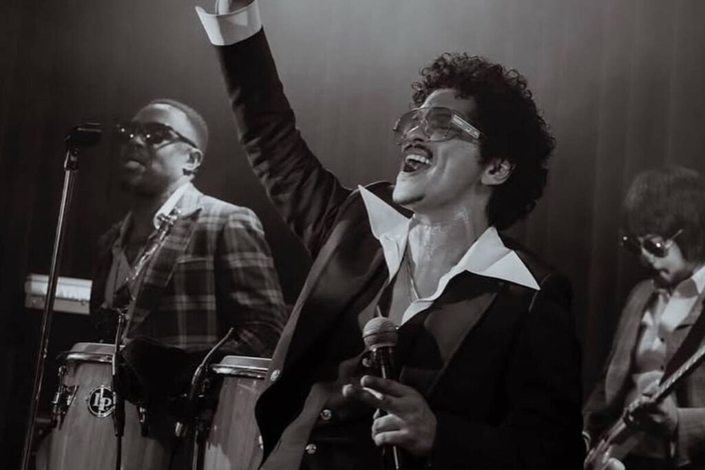 Bruno Mars has celebrated the first anniversary of The Pinky Ring at Bellagio, where he command ...