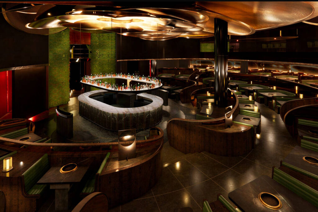 A rendering of the main dining area at Cote Vegas, a Korean steakhouse planned to open in Octob ...