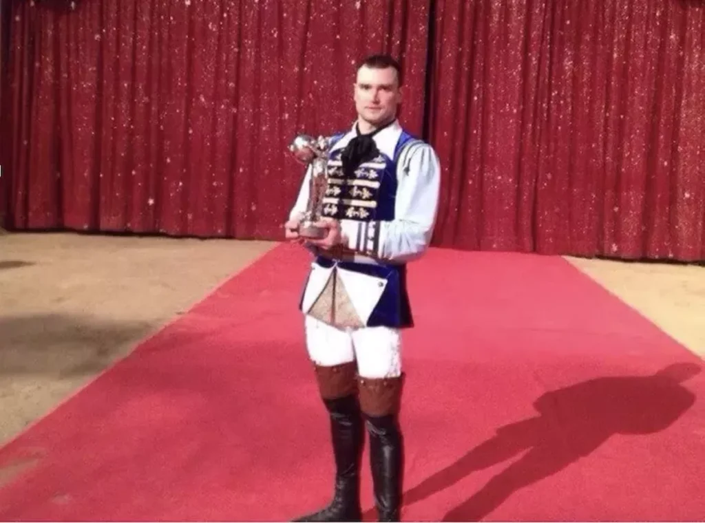 Evgenii Konovalov brings a lifetime of acrobatics experience to his work in Disney Springs' Cirque du Soleil