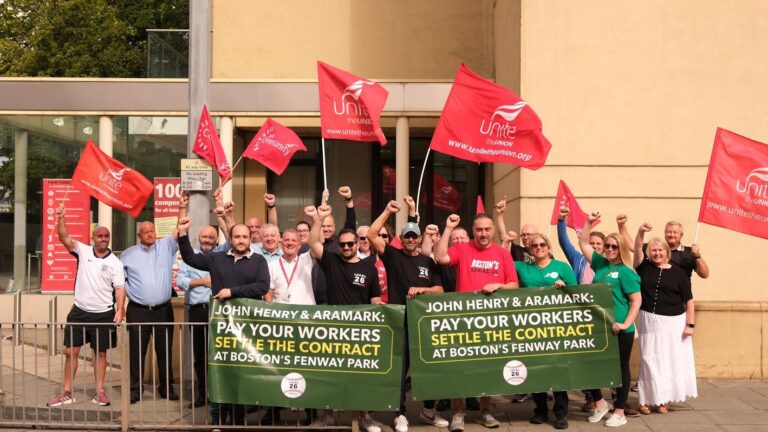 Fenway workers fly to Liverpool to ask Henry for negotiation help