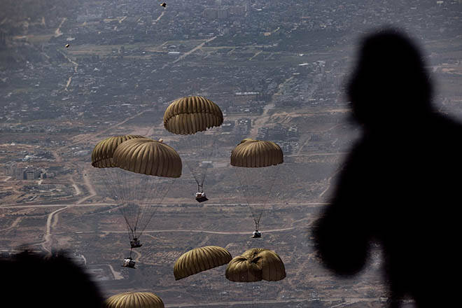 Gaza airdrops are a desperate measure for a desperate land