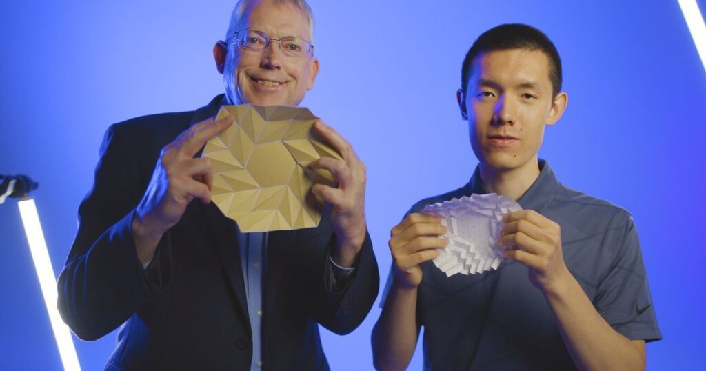 Newly discovered origami patterns put the bloom on the fold