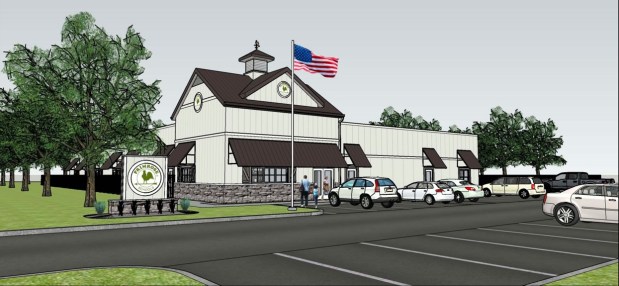 Rendering of the Primrose School in the Grafton area of York County anticipated to open this winter. (Courtesy of Primrose School of Yorktown)