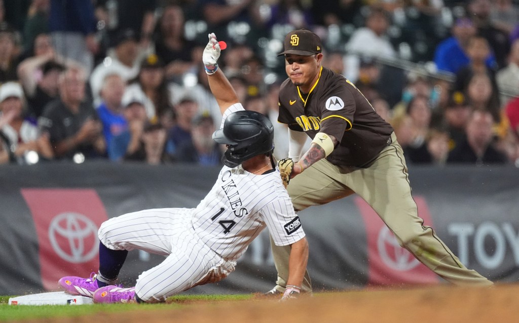 Rockies' late rally falls short against Padres, who pound out 16 hits at Coors Field
