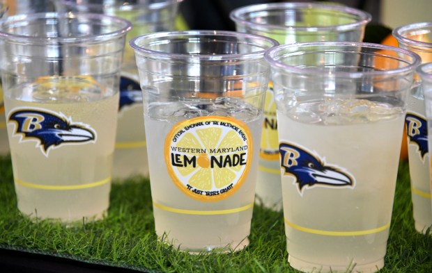 Western Maryland lemonade at M&T Bank Stadium is one of the drink items available this year. (Lloyd Fox/Staff)